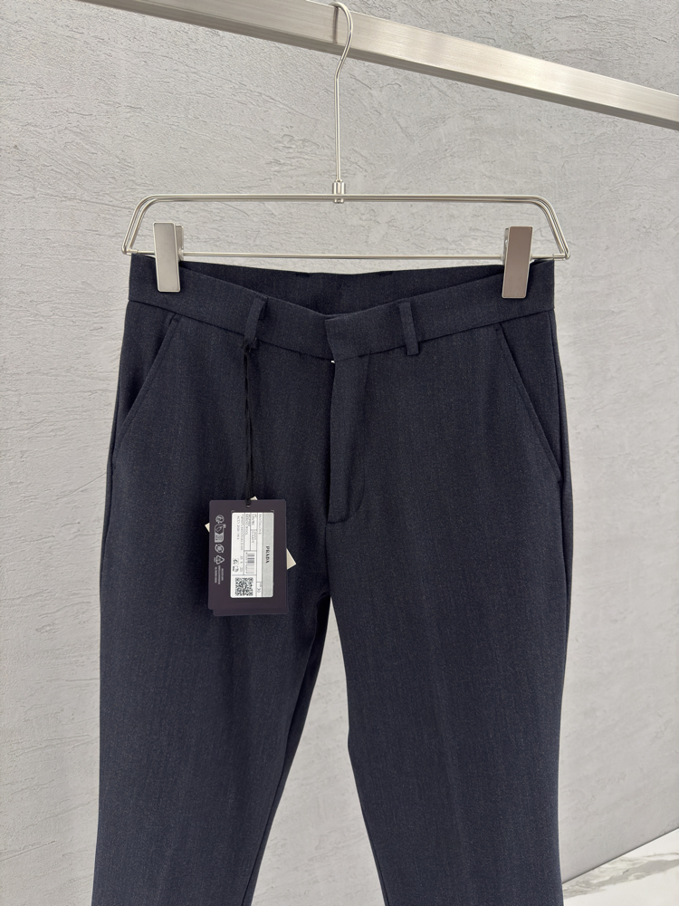 PRADA İthal Kumaş Pantolon (Regular Kalıp-Lacivert)
