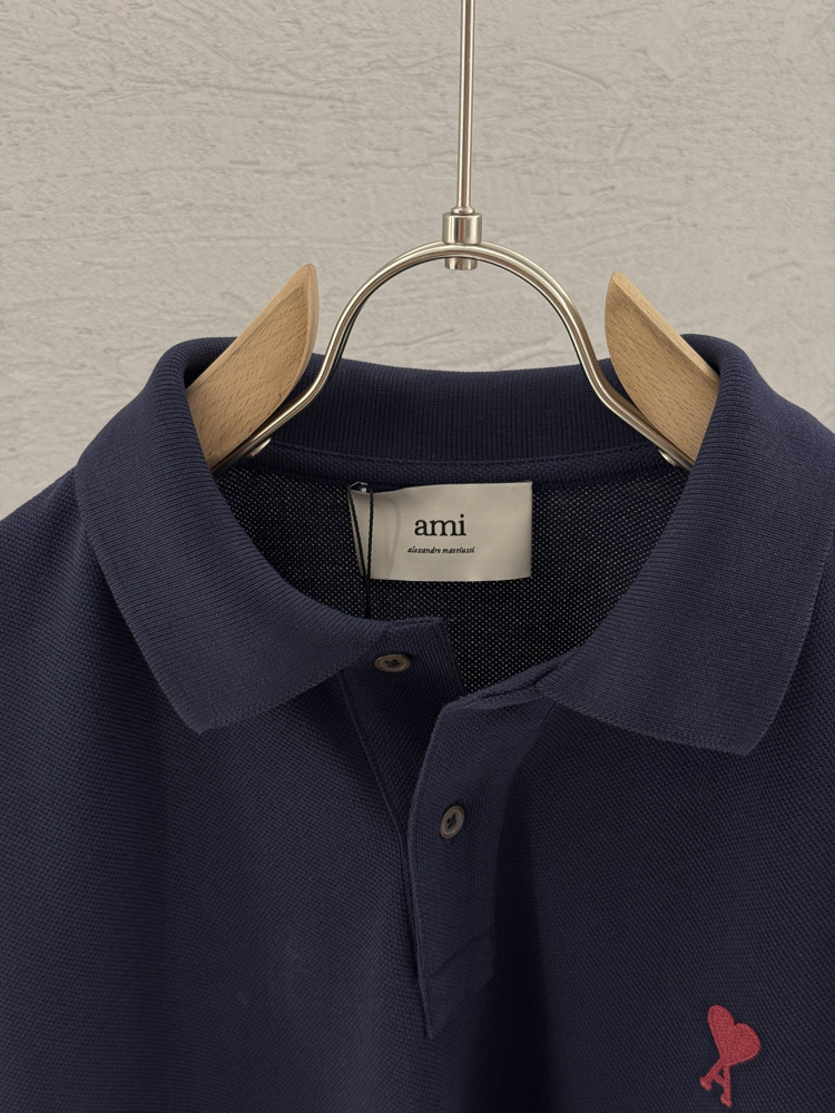 AMI Premium Polo Yaka (Lacivert)