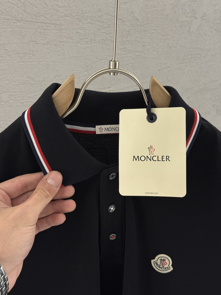 MONCLER Premium Polo Yaka (Siyah-Slim Fit)