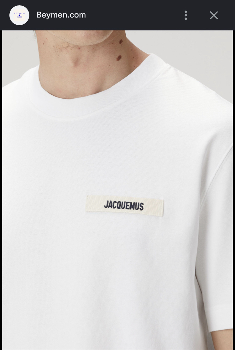 JACQUEMUS İthal T Shirt (Petrol Yeşili-Orijinal Kumaş-Özel Paket)
