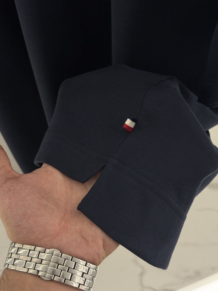 MONCLER İthal T Shirt (Lacivert-Özel Kumaş)