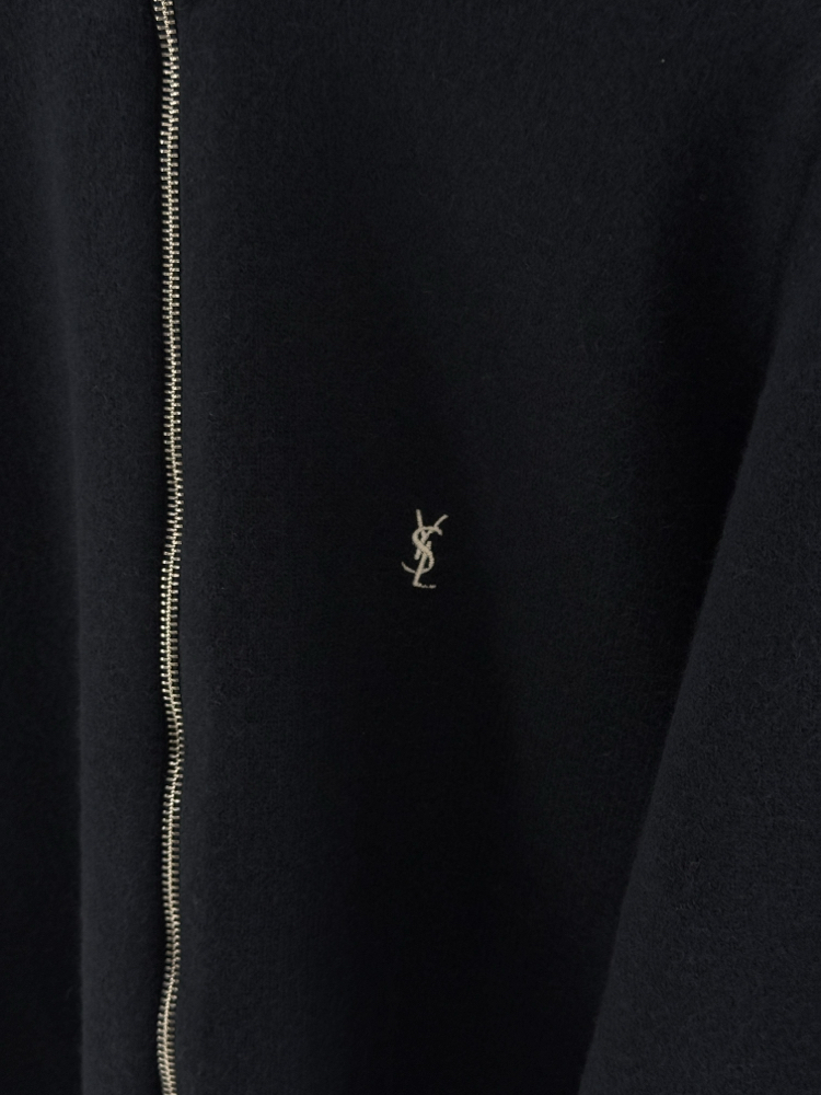 SAINT LAURENT İthal Full Zip (Lacivert)