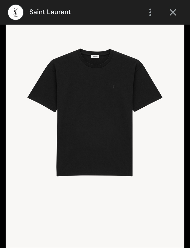 SAINT LAURENT Premium T Shirt