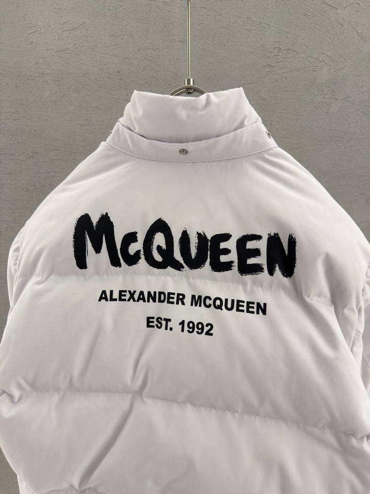 MCQUEEN İthal %100 Kaz Tüyü Mont (Şapkalı)