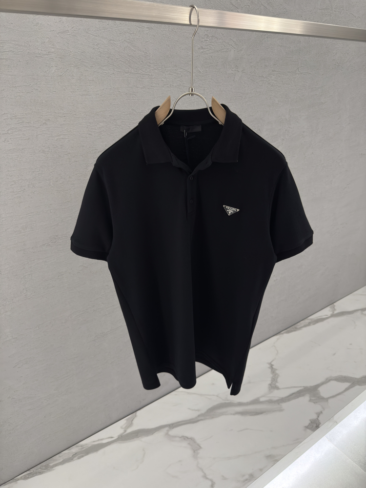 PRADA Premium Polo Yaka (Siyah)