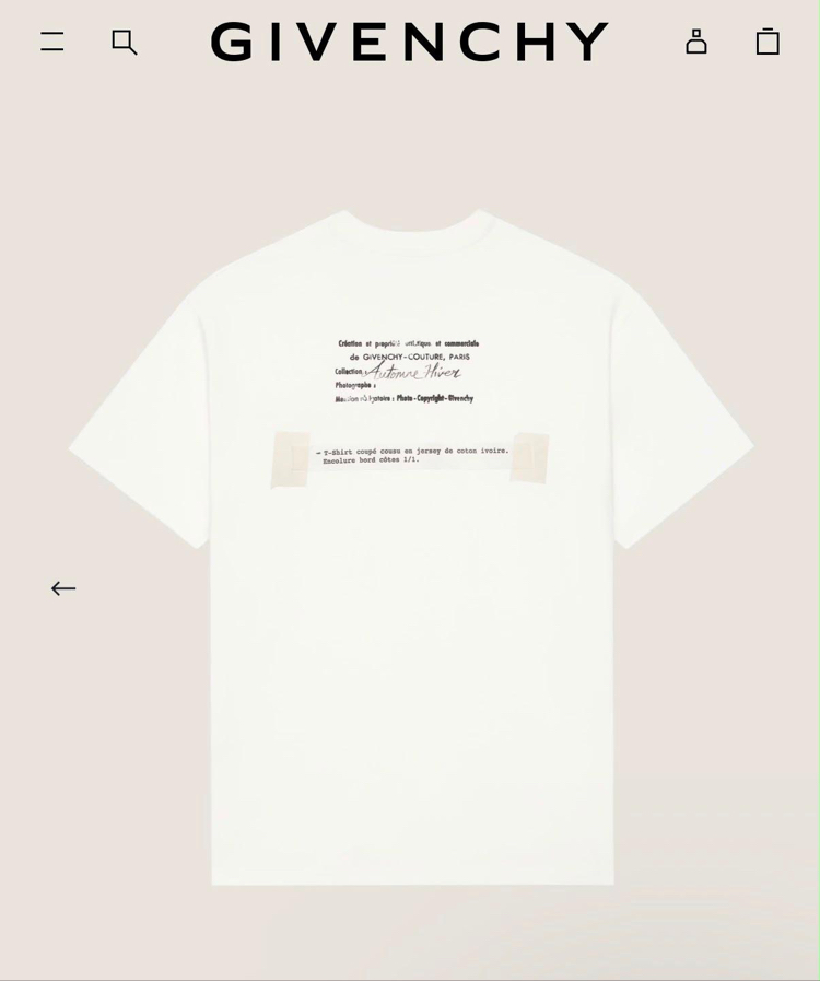 GIVENCHY Premium T Shirt (Oversize)