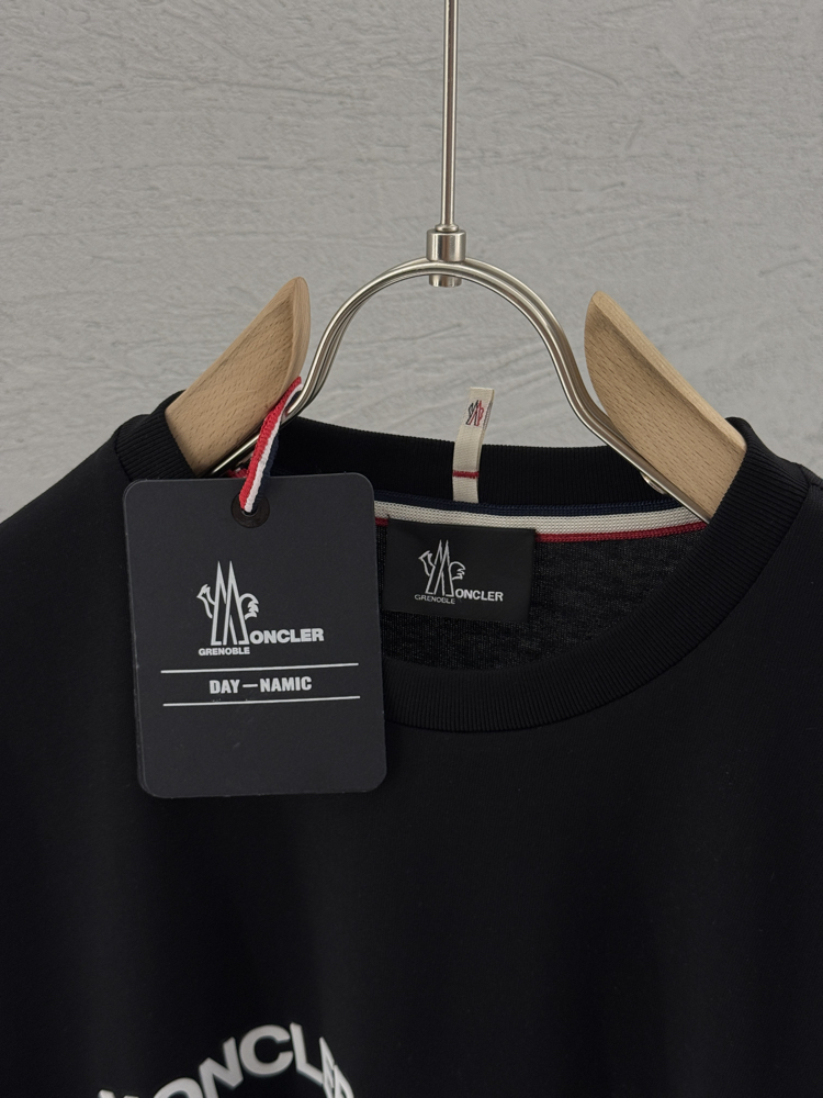 MONCLER İthal T Shirt (Siyah-Özel Kumaş)