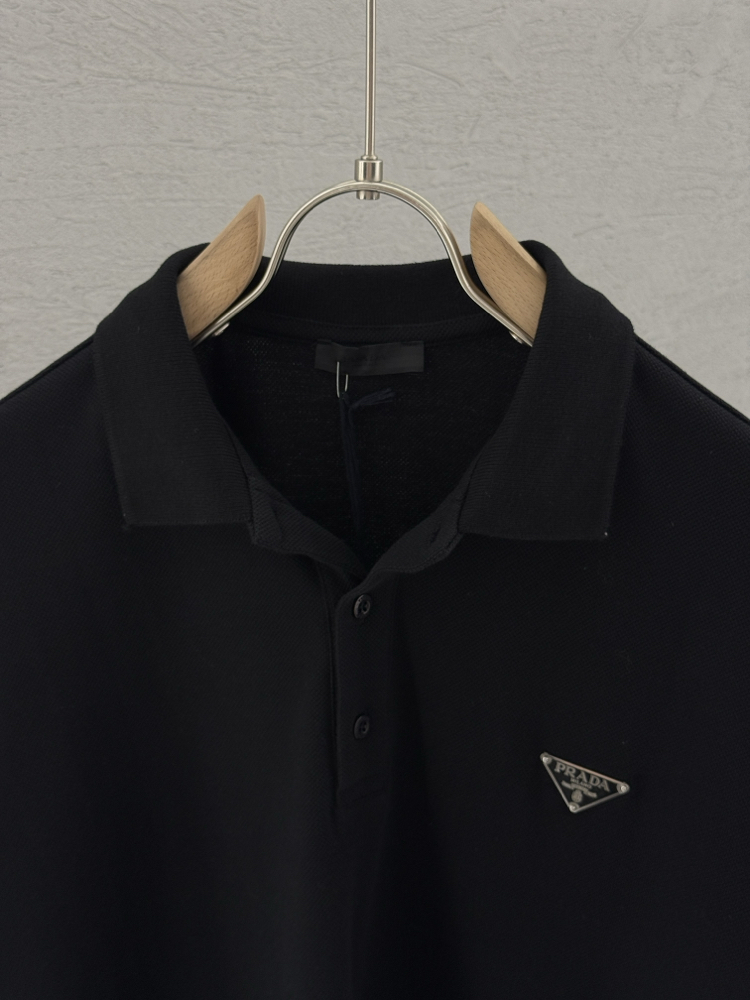 PRADA Premium Polo Yaka (Siyah)