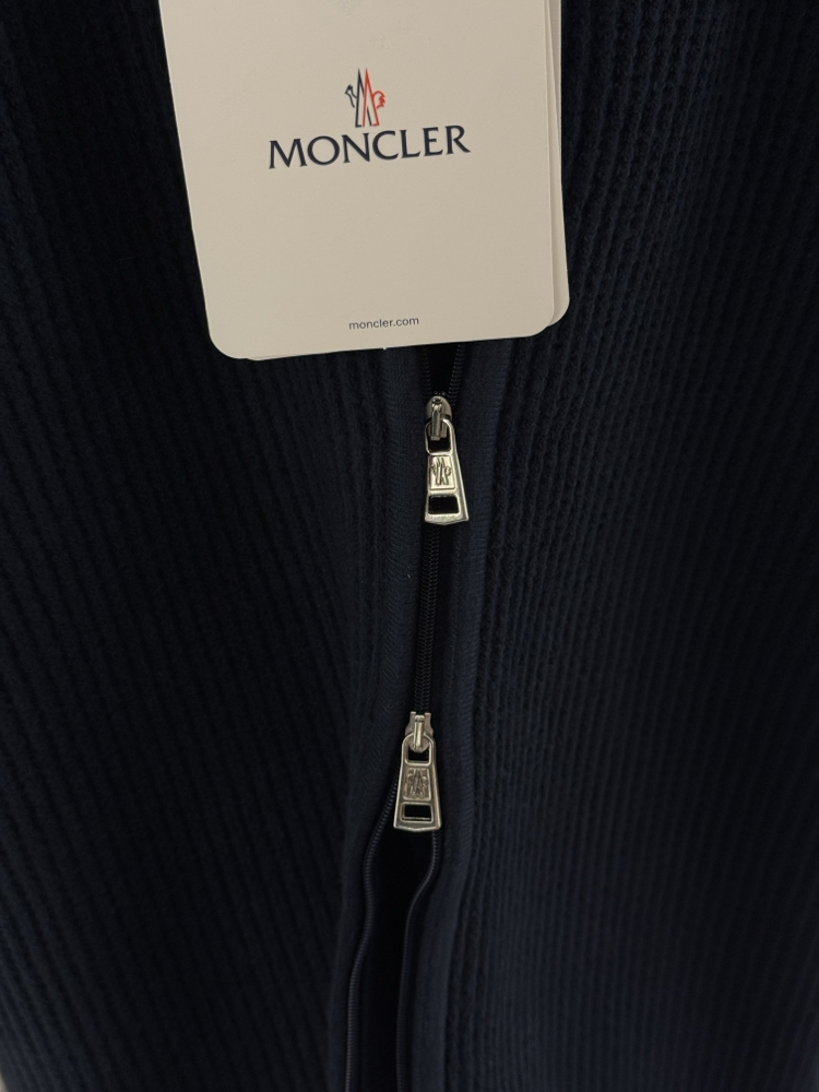MONCLER İthal Full Zip Triko (Lacivert)