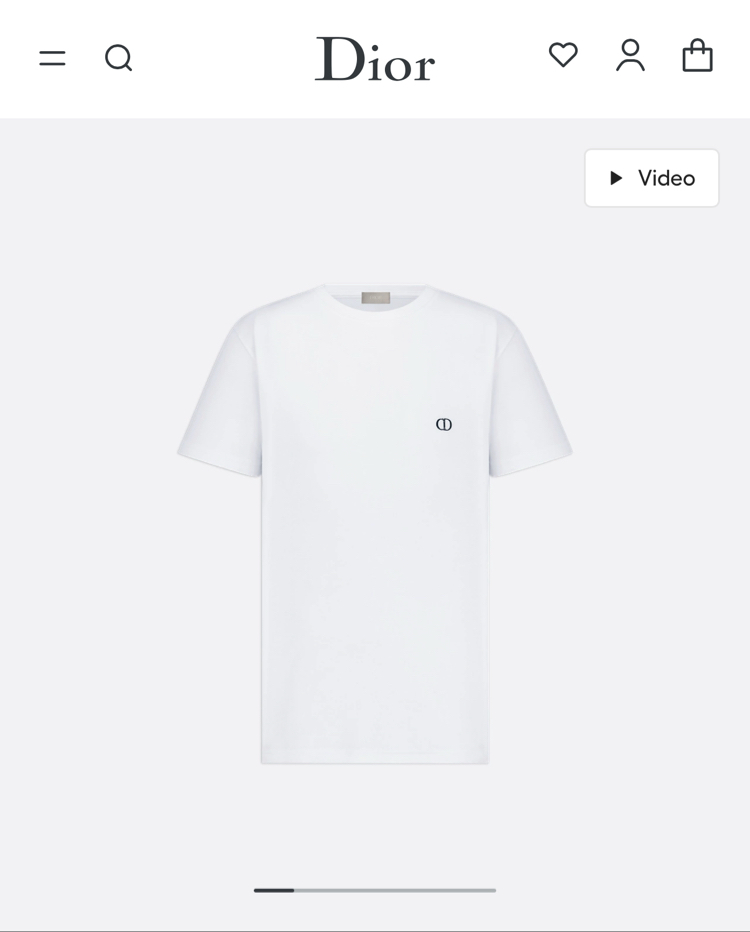 DIOR İthal T Shirt (Özel Kumaş)