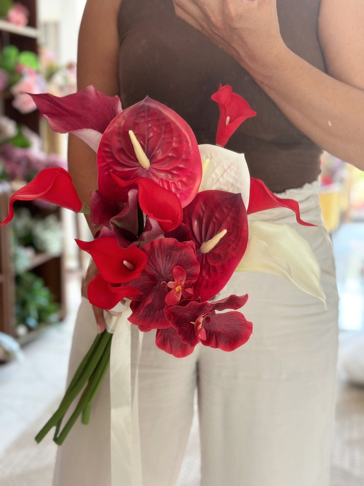 Red antoryum-calla