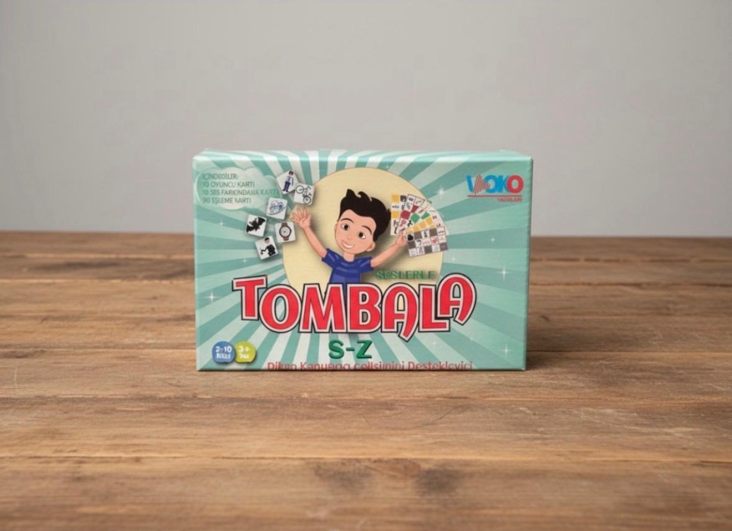 Seslerle Tombala (S–Z) – Dil ve Konuşma Gelişimini Destekleyici Eğitsel Materyal