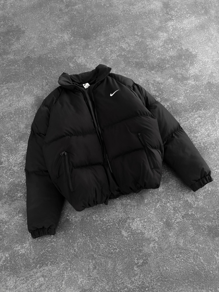 Oversize kalıp puffer mont