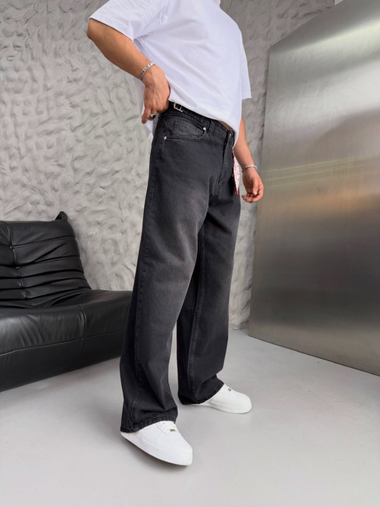 Fular detaylı baggy pantolon