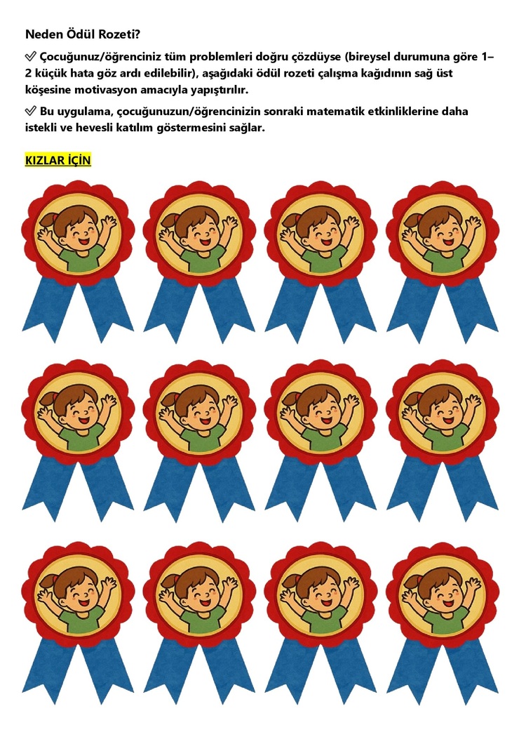 10 adet 3. ve 4.Sınıf Zihinden Karışık Çarpma ve Bölme İşlemleri-Hemen İndirilebilir