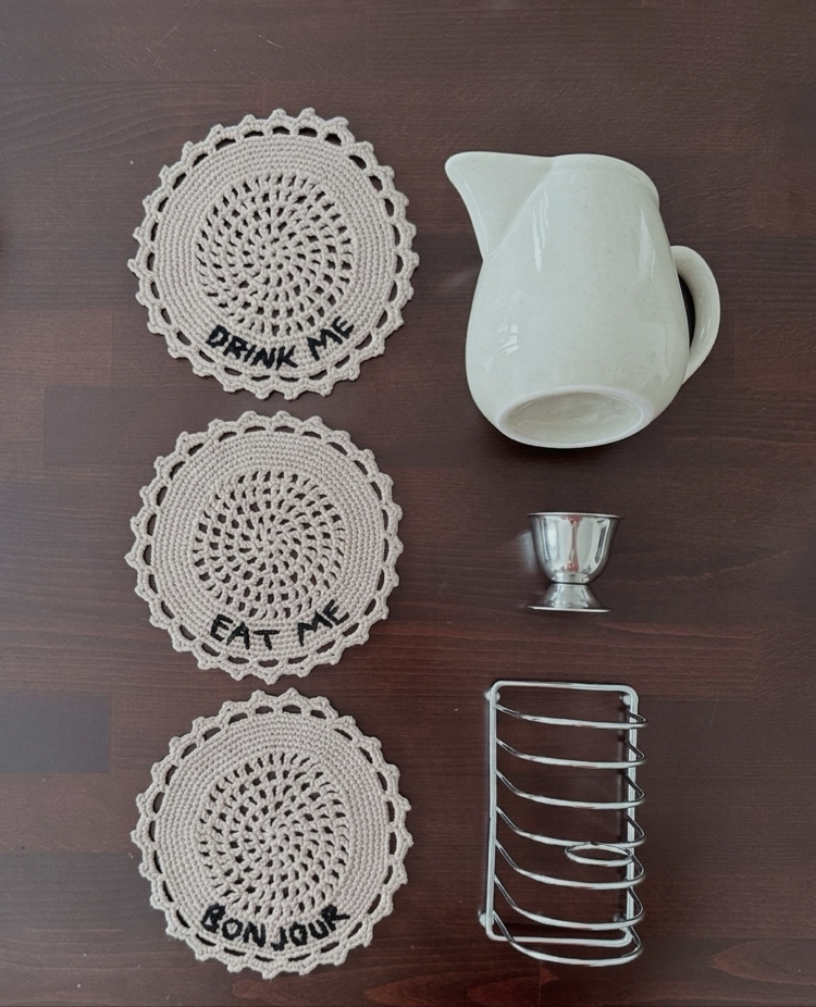 Bonjour mini servis örtüsü seti