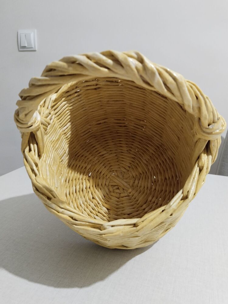 20 cmx15 cm KULPLU HASIR SEPET