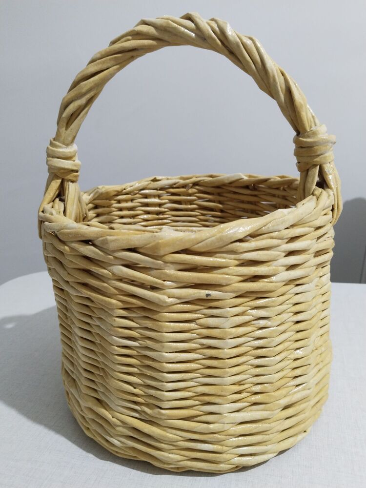 20 cmx15 cm KULPLU HASIR SEPET
