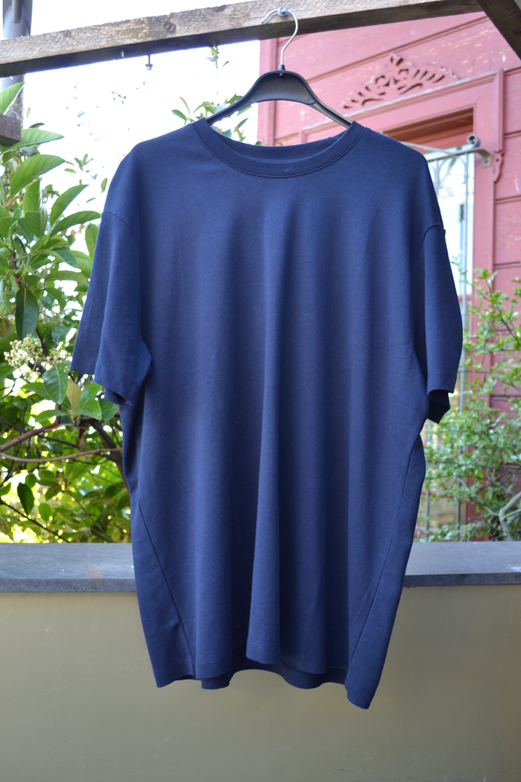 Massimo Dutti Oversize Basic Tişört Lacivert | Premium Günlük Şıklık
