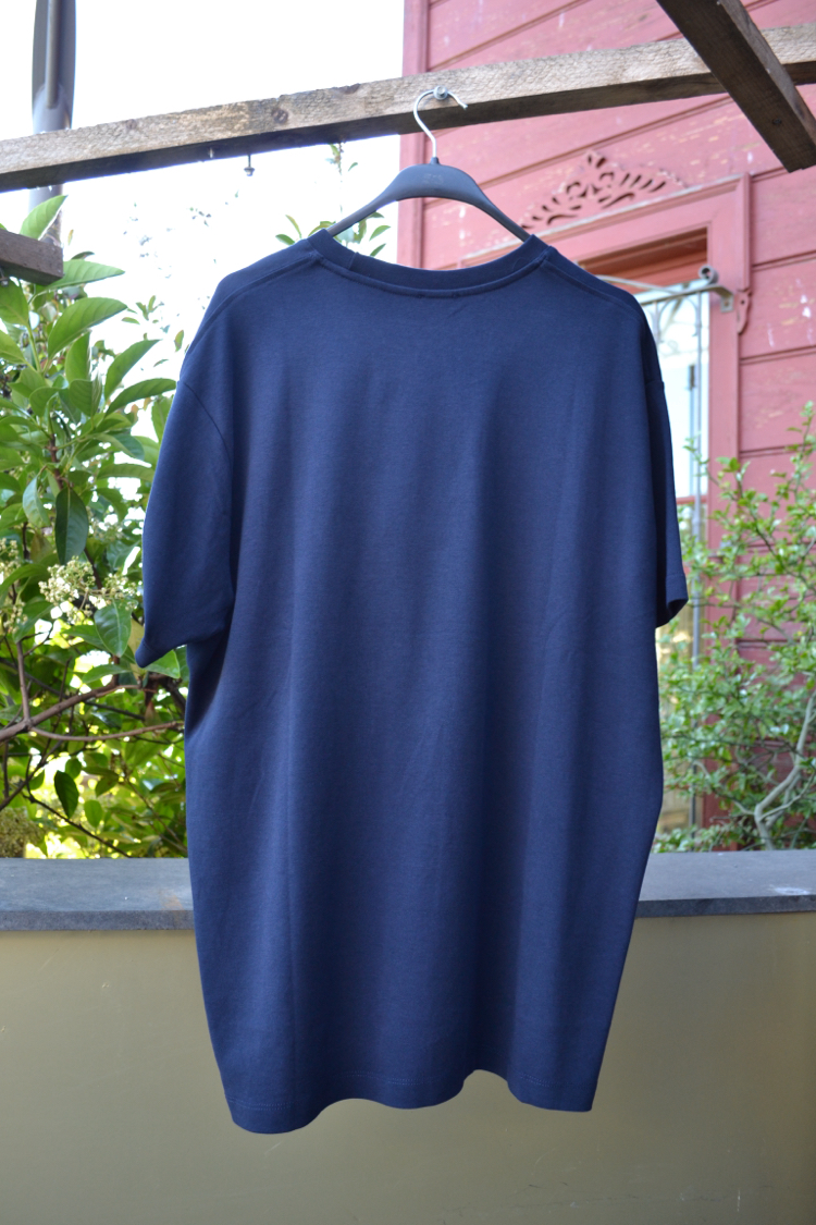 Massimo Dutti Oversize Basic Tişört Lacivert | Premium Günlük Şıklık
