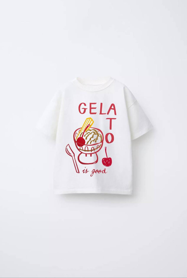 La’ciel Paris Gelato Tshırt ve Çizgili Salopet 