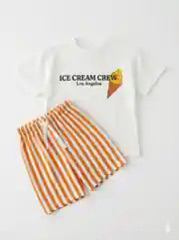 La’ciel Paris Ice Cream baskılı takım