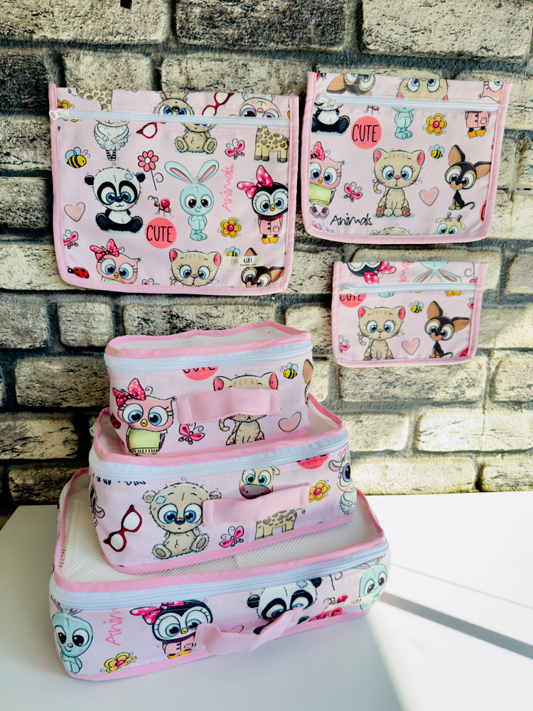 GH Mom Baby 6’lı Düzenleyici Set: Hastane Çantası & Valiz Organizeri