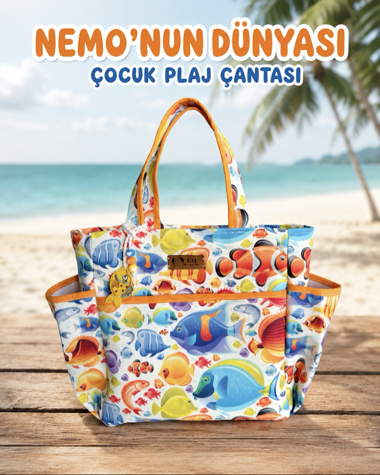 Nemo’nun Dünyası Çocuk Plaj Çantası