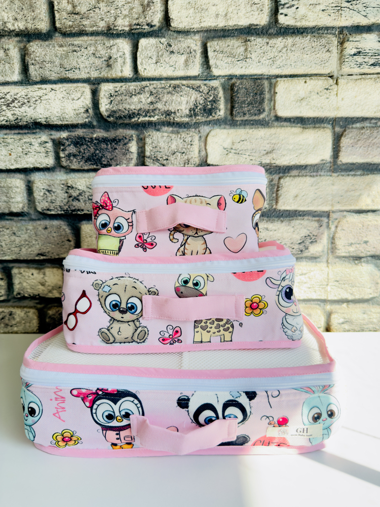 GH Mom Baby 6’lı Düzenleyici Set: Hastane Çantası & Valiz Organizeri