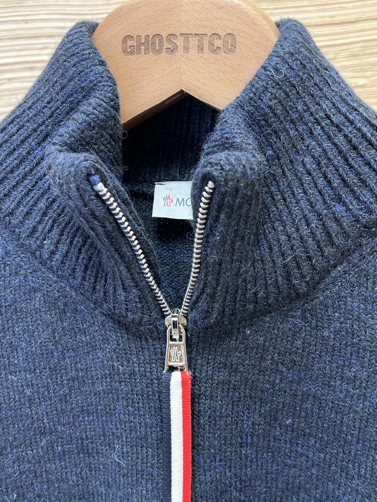 MONCLER HALF ZİP YÜNLÜ KAZAK