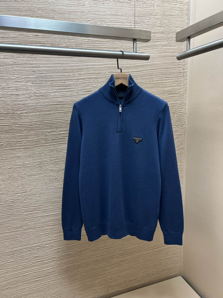 PRADA HALF ZİP TRİKO KAZAK