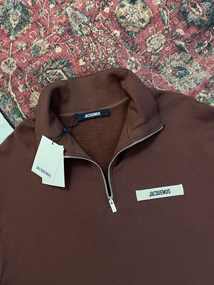 JACQUEMUS HALF ZİP SWEATSHİRT