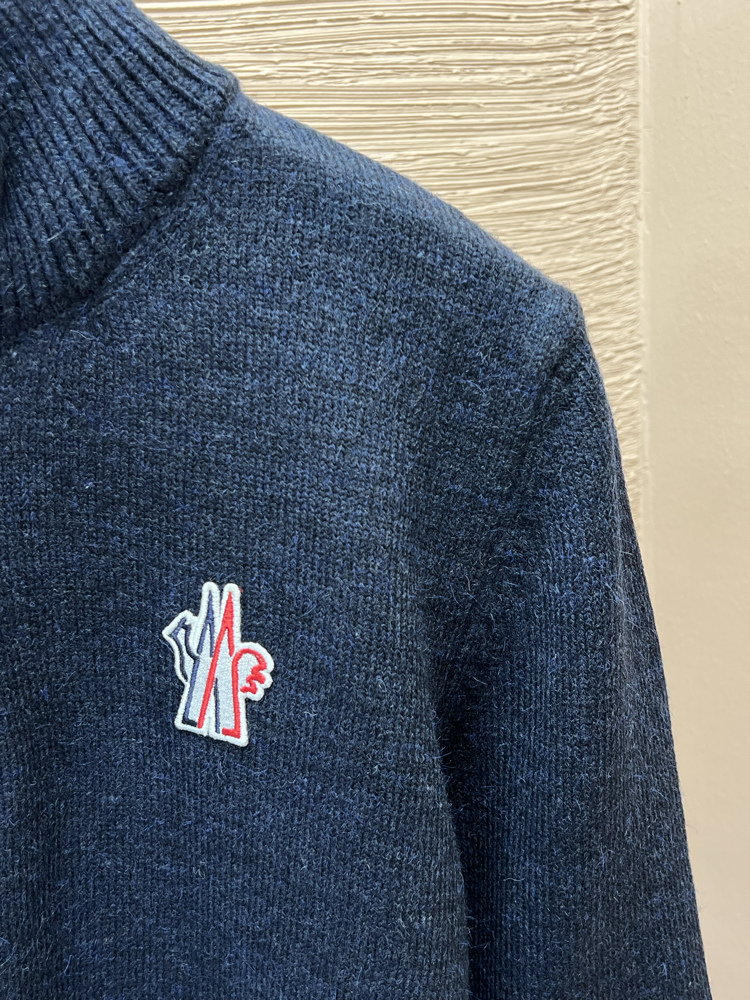 MONCLER HALF ZİP YÜNLÜ KAZAK