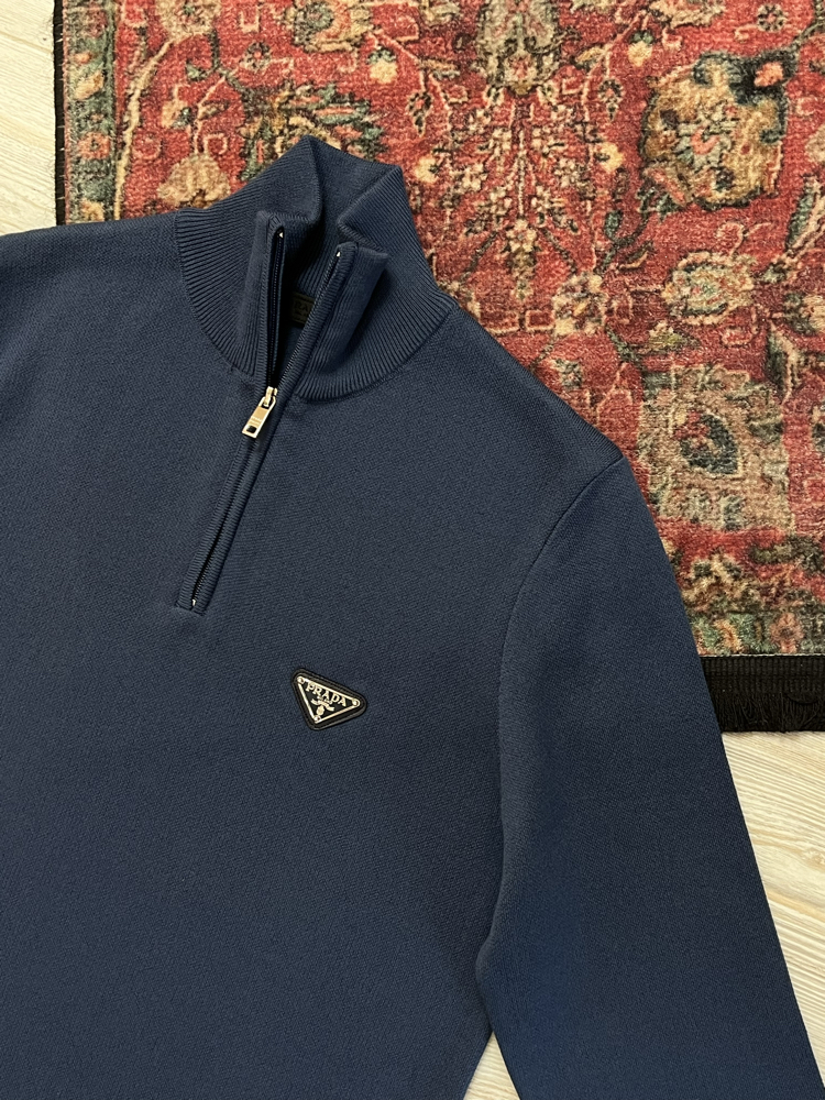 PRADA HALF ZİP TRİKO KAZAK