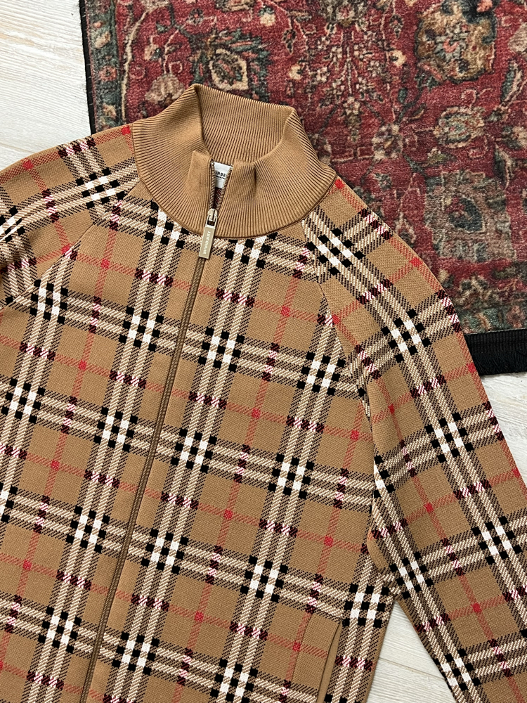 BURBERRY ZİP TRİKO KAZAK