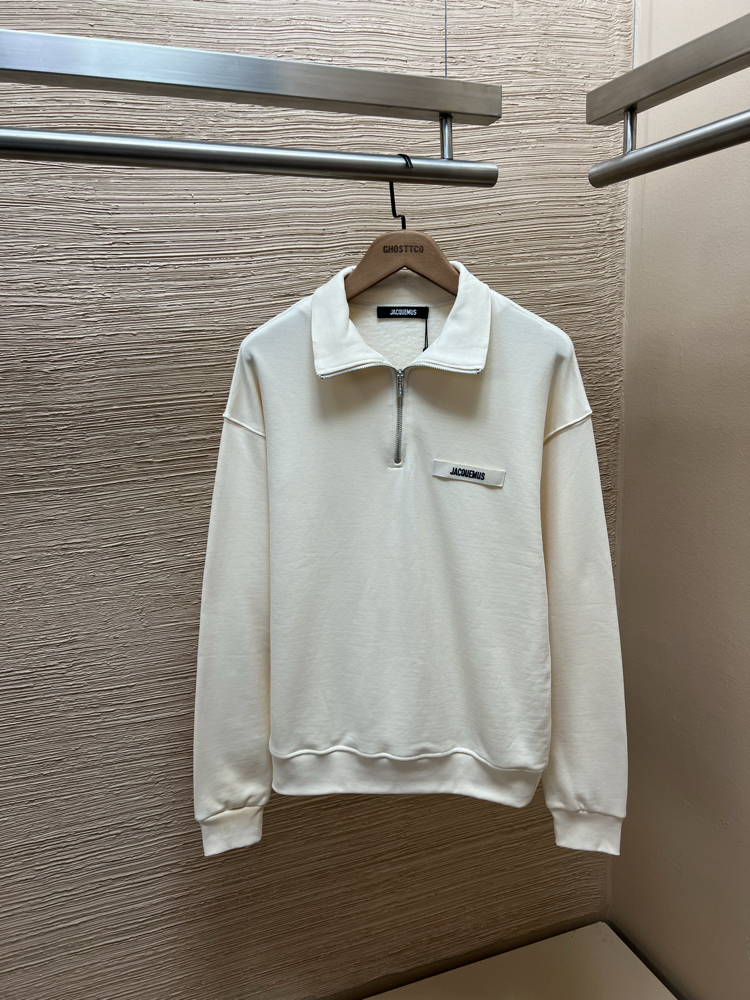 JACQUEMUS HALF ZİP SWEATSHİRT