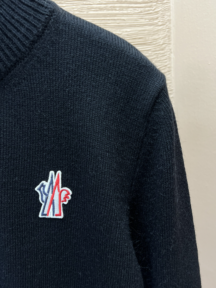 MONCLER HALF ZİP YÜNLÜ KAZAK