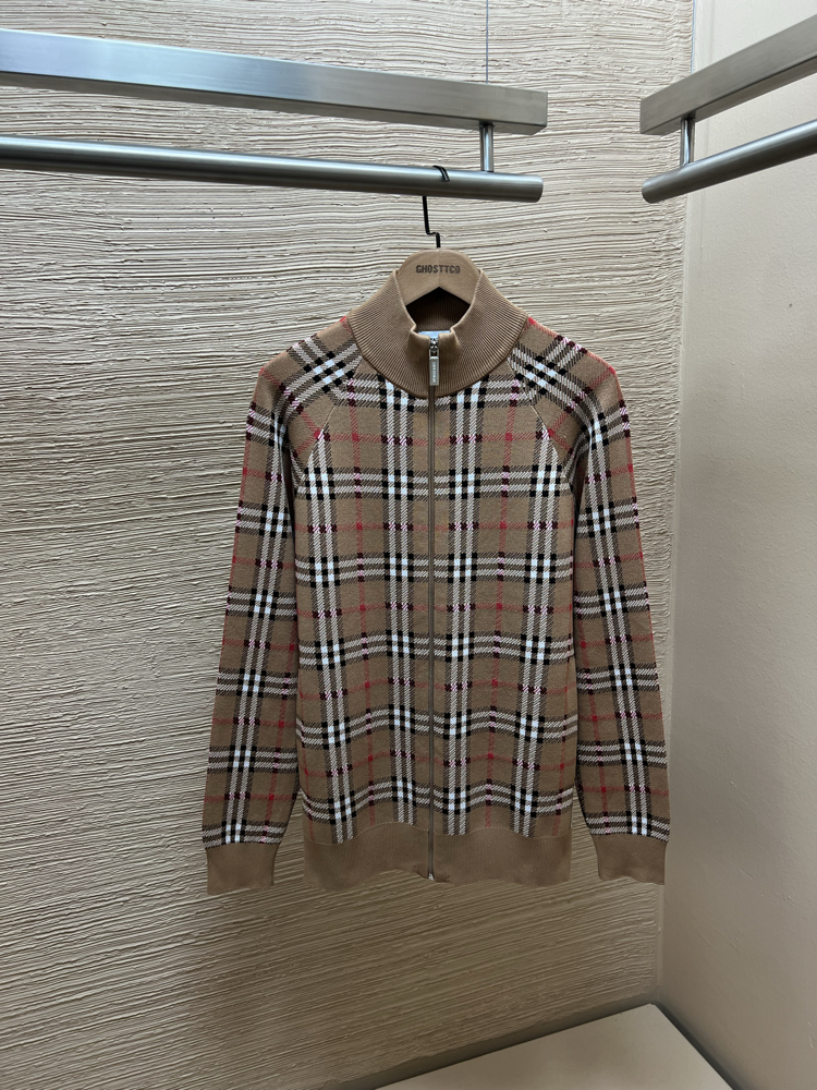 BURBERRY ZİP TRİKO KAZAK