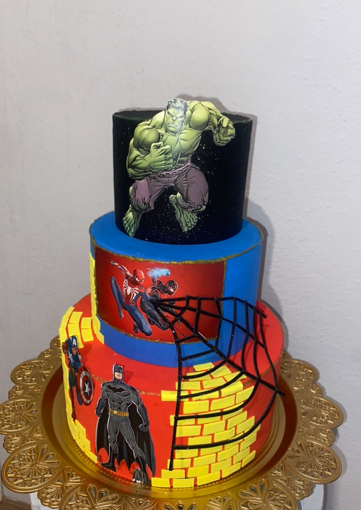Marvel Karakterler Maket Pasta