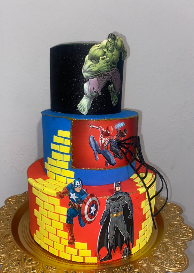 Marvel Karakterler Maket Pasta