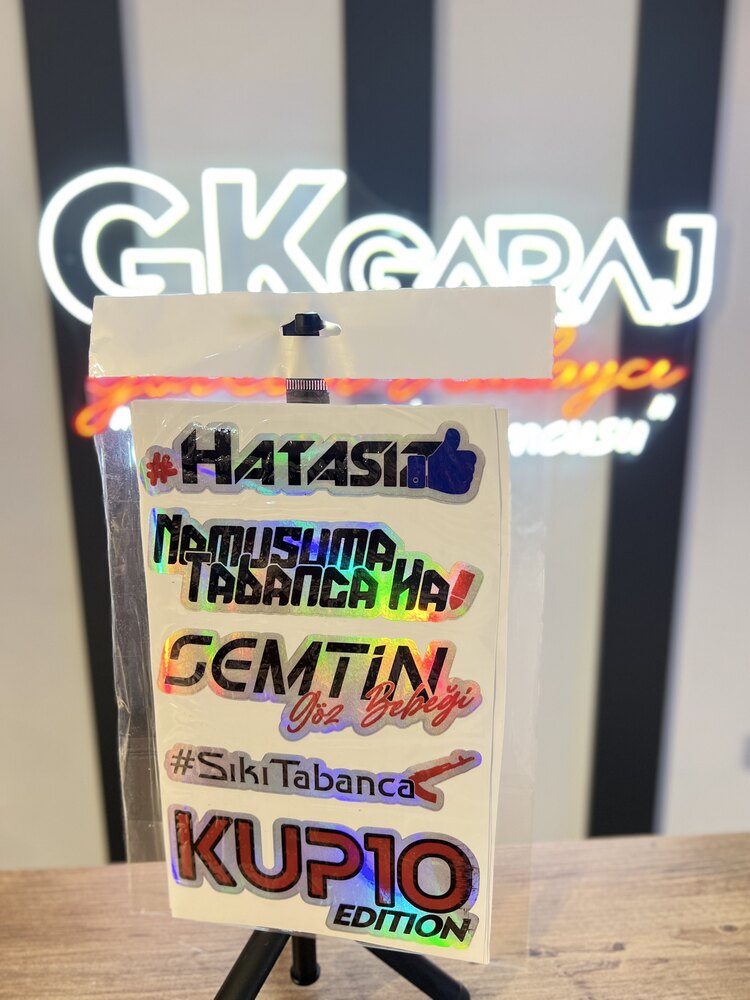 ARKA CAM STİCKER ( 1 - 5 )