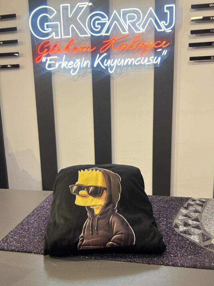SİMPSON SİYAH 4LÜ SERVİS KILIFI