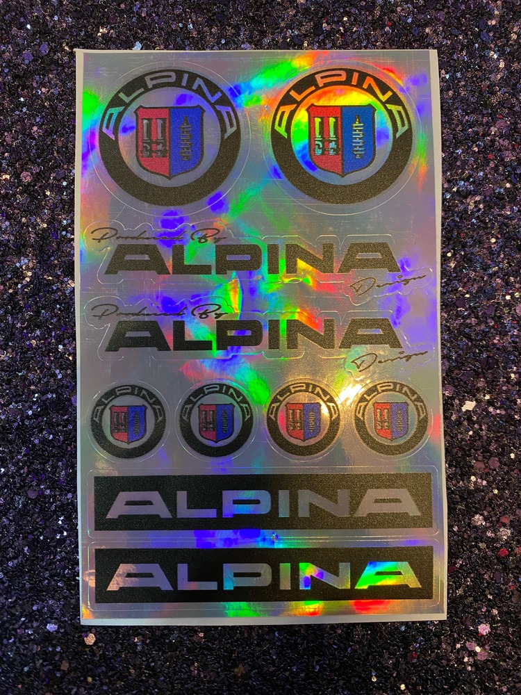 ALPİNA HOLOGRAM MİNİ STİCKER