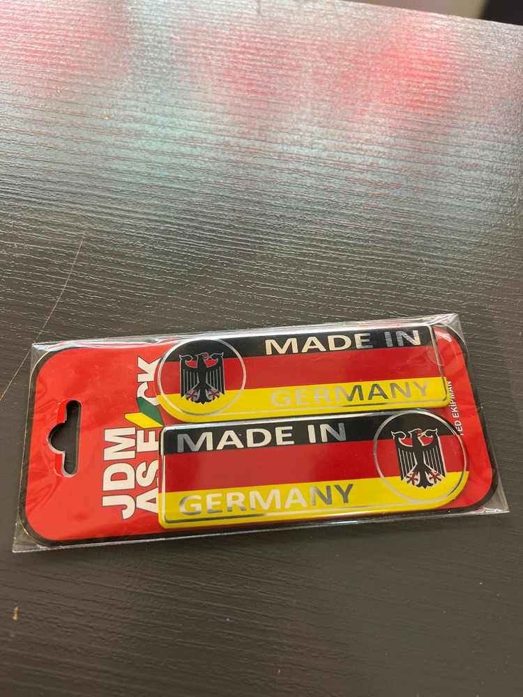 MADE IN GERMANY METAL STİCKER