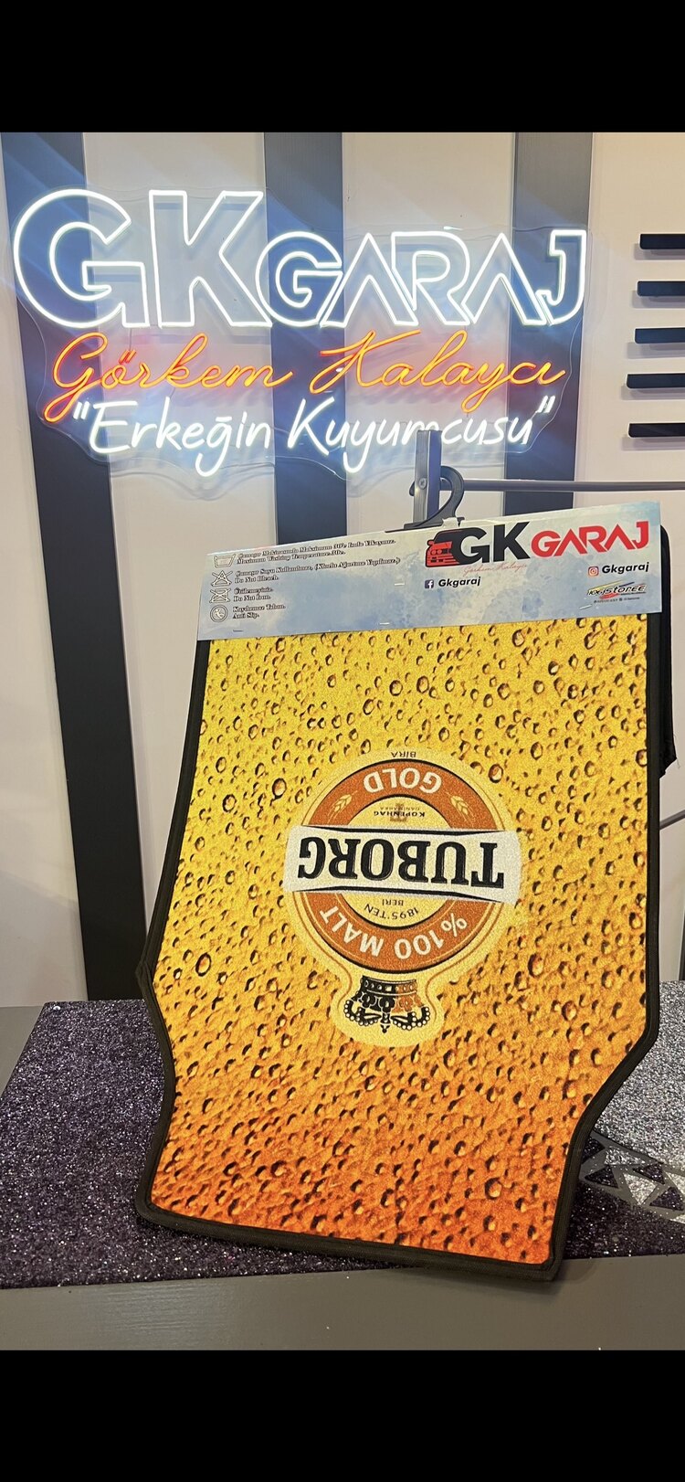 TUBORG SARI PVC KIŞLIK OTO PASPAS