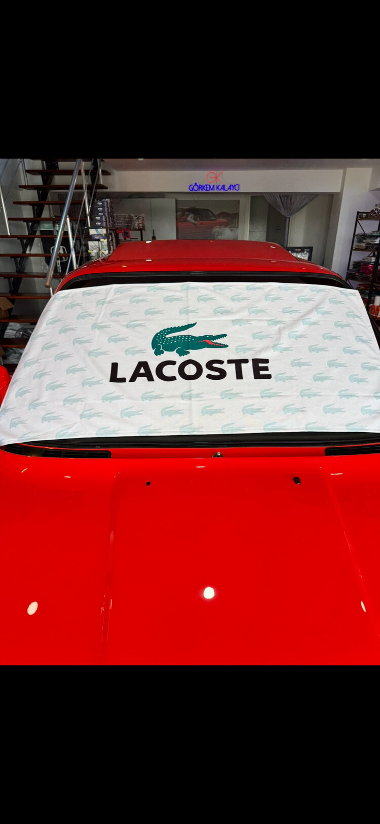 Lacoste sırt havlusu 