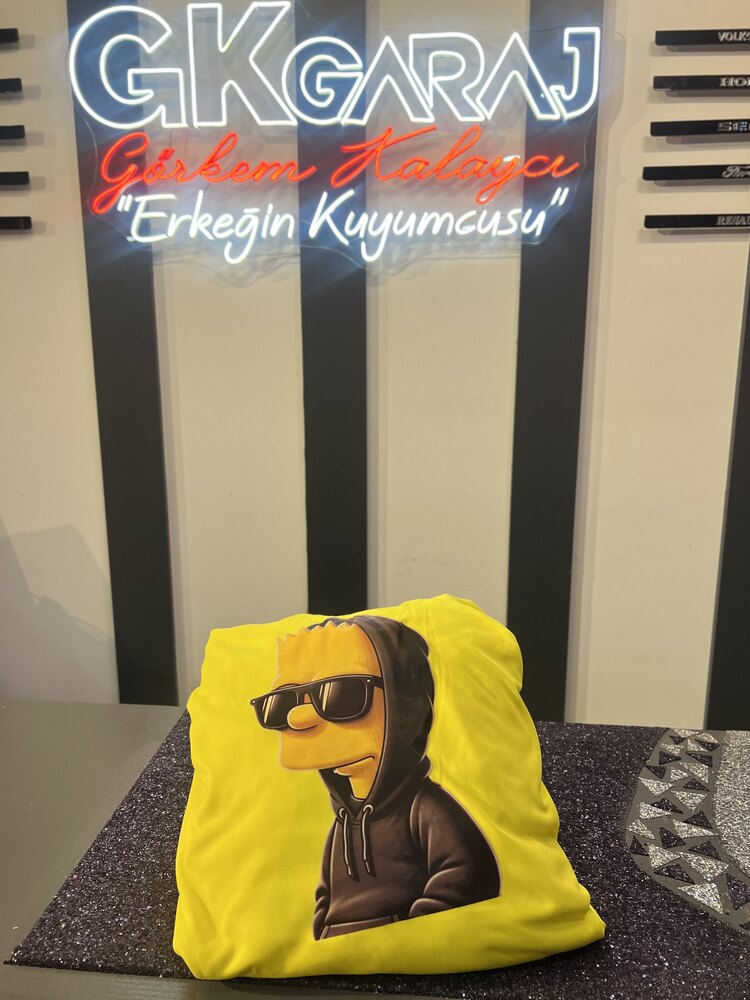 SİMPSON SARI 4LÜ SERVİS KILIFI