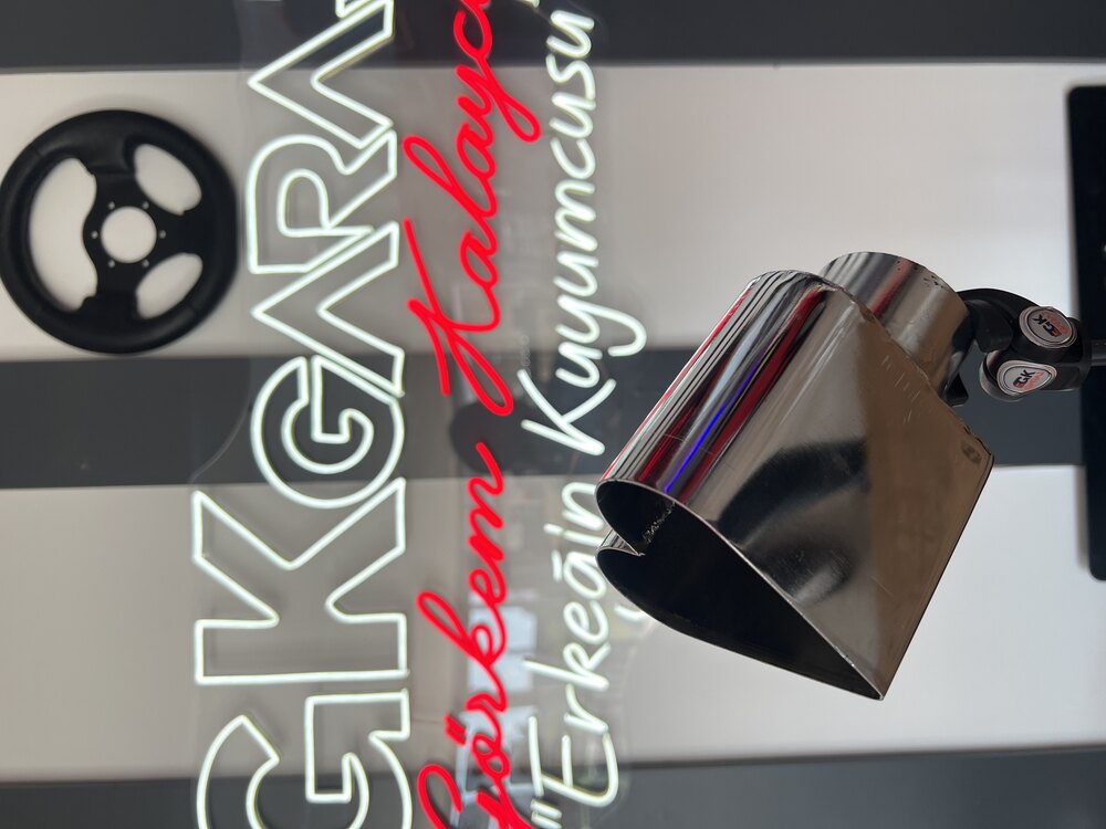 KALPLİ EGSOZ UCU - CHROME