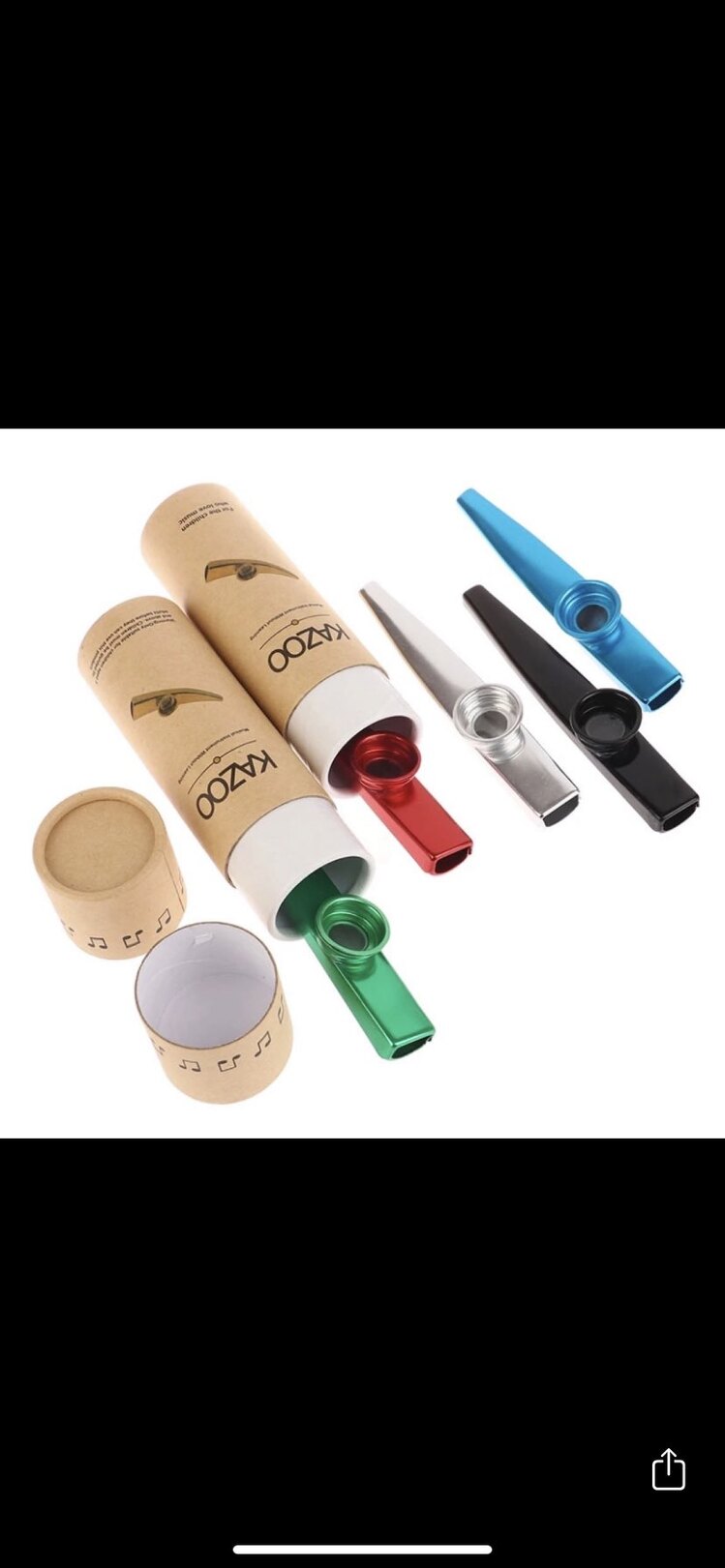 Özel Kutulu Metal Kazoo