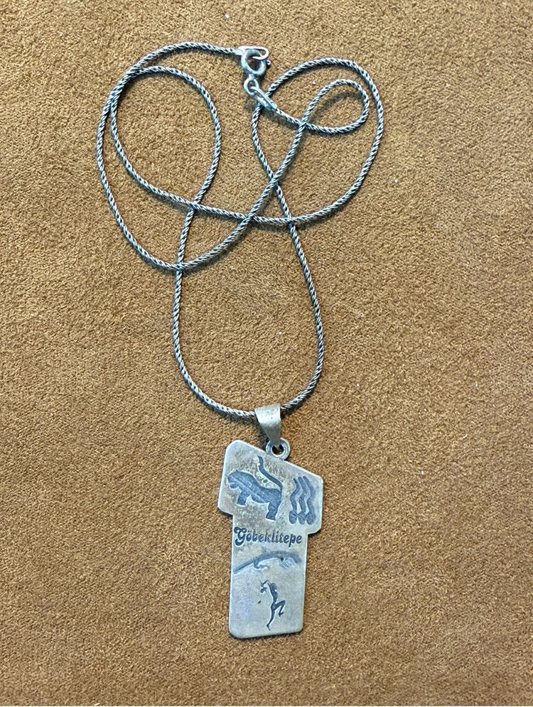 Göbeklitepe gümüş kolye 